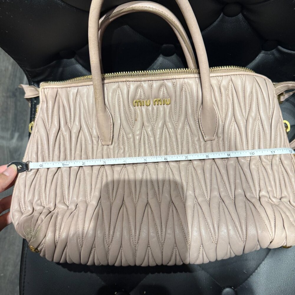Authentic MiuMiu Nappa Leather Handbag - Picture 12 of 15